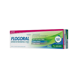 Flogoral Creme Dental Analgésico Menta 70g