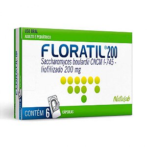 Floratil 200mg com 6 Cápsulas