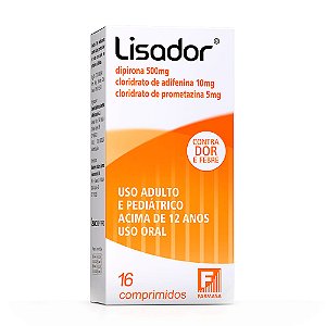 Lisador com 16 Comprimidos