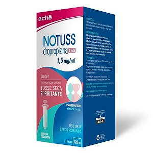 Notuss TSS 1,5mg/ml Xarope com 120ml