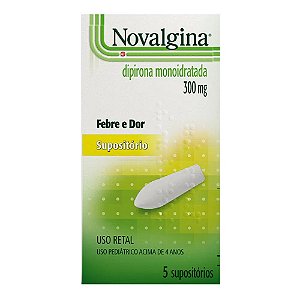 Novalgina 300mg Supositórios com 5 Unidades