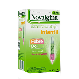 Novalgina Infantil Seringa Solução Oral 100ml