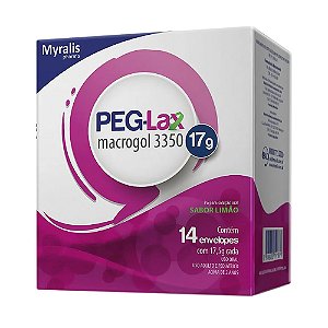 PEG-Lax Sabor Limão Envelope com 14 Unidades de 17,5g cada
