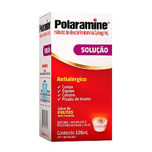 Polaramine 0,4mg/ml Solução Oral com 120ml