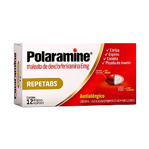 Polaramine Repetabs Com 12 Comprimidos