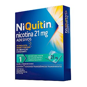 Niquitin Adesivo 21mg com 7 Adesivos de Nicotina