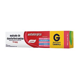Dexclorfeniramina 10mg Creme 30g