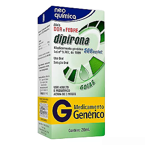 Dipirona Sódica 500m Gotas 20ml