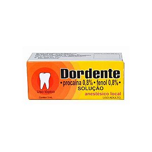 Dordente Anestésico Local Flaconete 3mL
