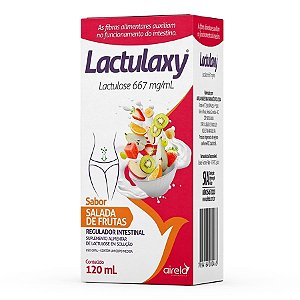 Lactulose 667mg/ml Xarope Sabor Salada de Frutas Com 120 mL