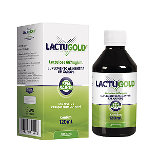 Lactulose 667mg/ml Xarope Sem Sabor Com 120 mL