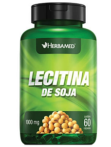 Lecitina de Soja 1000mg com 60 Capsulas