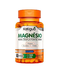 Magnésio Tripla Fonte 500mg 60 Cápsulas - Katiguá