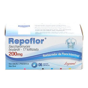 Repositor Flora 200mg frasco com 6 Cápsulas