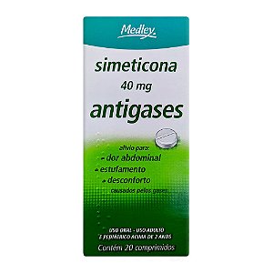 Simeticona 40mg com 20 Comprimidos