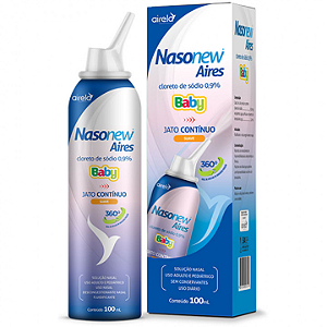 Nasojet Solução Cloreto de Sódio 0,9% Nasal Spray Jato Contínuo Moderado100ml
