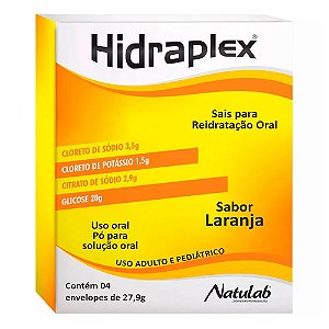 Soro Reidratante Sabor Laranja com 28,9g