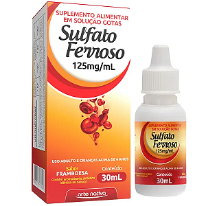 Sulfato Ferroso 125mg/Ml Gotas 30ml