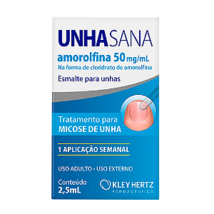 Unha Sana Esmalte de Tratamento para Micose de Unha com 2,5ml