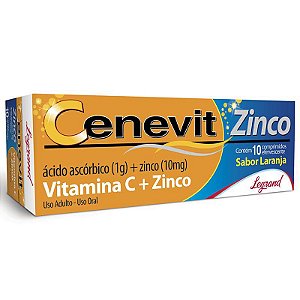 Vitamina C + Arginina com 16 Comprimidos Efervescentes