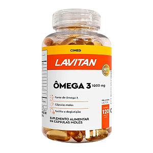 Omega 3 Tripla Fonte Katiguá DHA + EPA + ALA com 120 Cápsulas