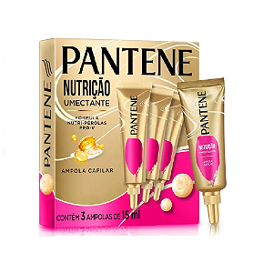 Kit Ampola Capilar Pantene Pro-V Nutrição 3 Ampolas com 15ml Cada 45ml