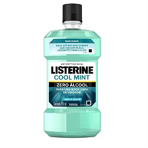 Antisséptico Bucal Listerine 250ml Cool Mint Sem Álcool