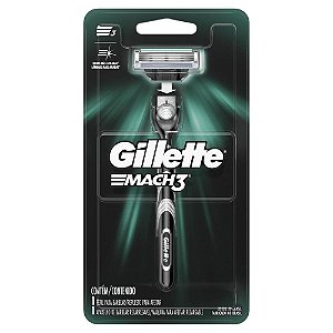 Aparelho de Barbear Gillette Mach3 Regular + 1 Carga