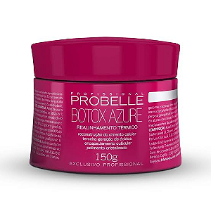 Botox Alisante Capilar Probelle Azure Realinhamento Térmico 150g