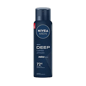 Desodorante Aerosol Nivea Men Deep Carvão Ativado