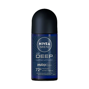 Desodorante Aerosol Nivea Men Roll-On Deep Carvão Ativado 50ml