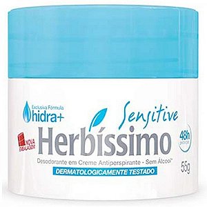 Desodorante Creme  Herbíssimo Sensitive Creme  55g