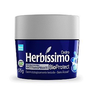 Desodorante Creme Herbíssimo Bio Protect Cedro 55g