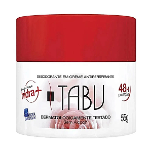 Desodorante Tabu Creme Tradicional 55g