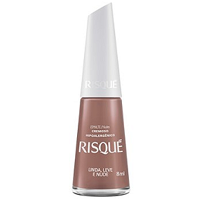 Esmalte Risqué Cremoso Linda, Leve e Nude 8ml