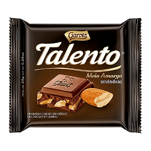Talento Mini Meio Amargo 25g