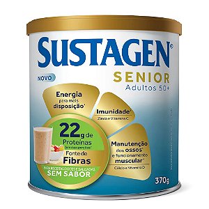 Sustagen Senior Adultos 50+ Sem Sabor 370g