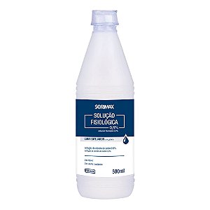 Soro Fisiológico 0,9% Sorimax Farmax com 500ml