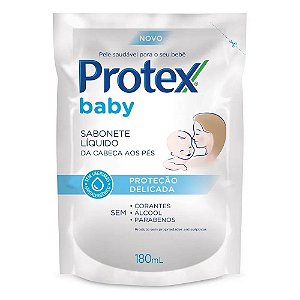 Sabonete Líquido Protex Baby Proteção Delicada Refil 180ml
