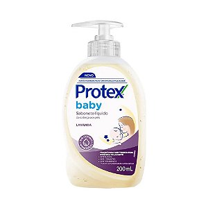 Sabonete Líquido Protex Baby da Cabeça aos Pés Lavanda 200ml