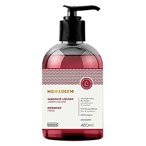 Sabonete Liquido Hidraderm 480ML Morango