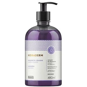 Sabonete Liquido Hidraderm 480ML Lavanda