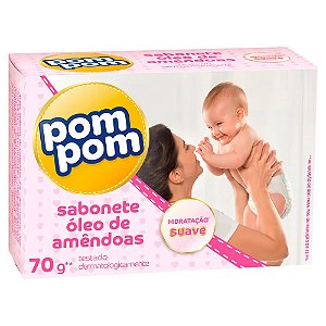 Sabonete Infantil Pom Pom Óleo de Amêndoas 70g