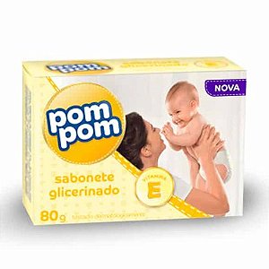 Sabonete Infantil Pom Pom Glicerina 80g