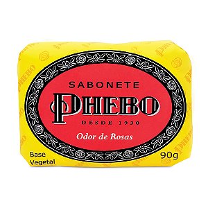 Sabonete em Barra Phebo Odor de Rosas com 90g