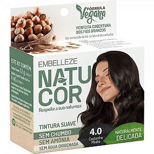 Tintura Natucor Castanho Médio 4.0