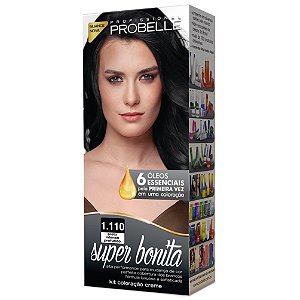 Tintura Super Bonita Probelle 1.110 Preto Intenso Profundo