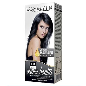 Tintura Super Bonita Probelle 1.11 Preto Azulado