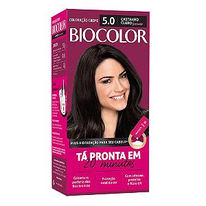 Tintura de Cabelo Biocolor Castanho Claro Luxuoso 5.0