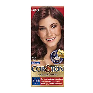 Tintura Creme Cor & Ton Niely Nuances 3,66 Violine